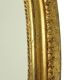 Large Oval Classic Mirror Gold Leaf Baroque Style Flowers 85cm