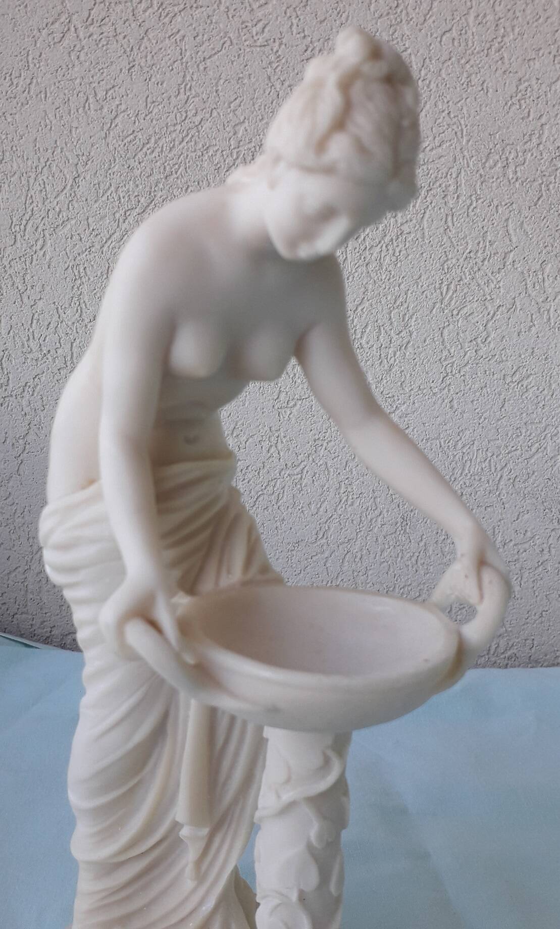Alabaster nude statuette