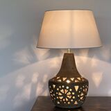 Sandstone lamp signed agnes escala