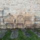 Set of handcrafted wrought iron chairs