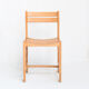 Solid beech chair designed by André Sornay - France, 1960s