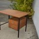 Bureau en bois et métal des années 60