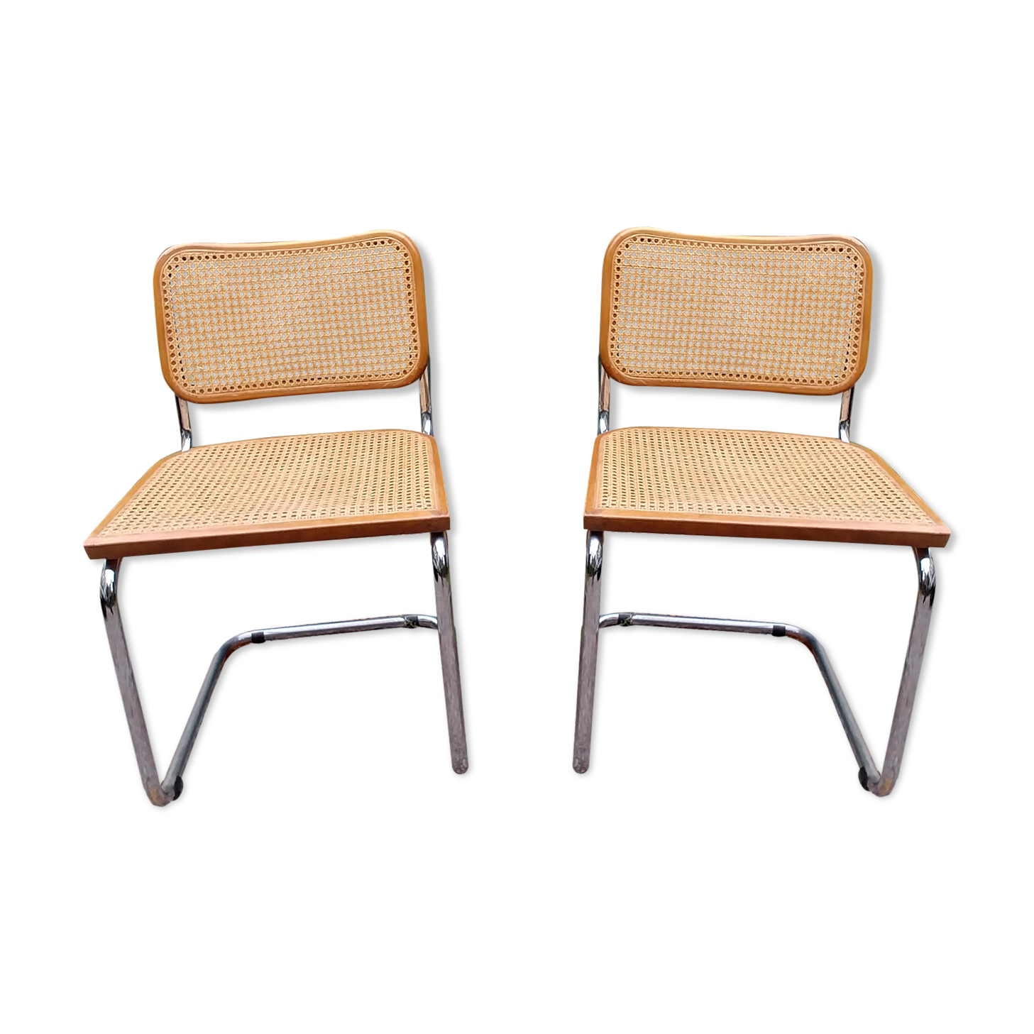 Pair of chairs Marcel Breuer B32