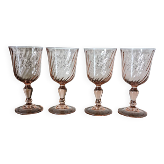 4 grands verres Rosaline