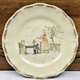 6 Sarreguemines Enfants Richard dinner plates