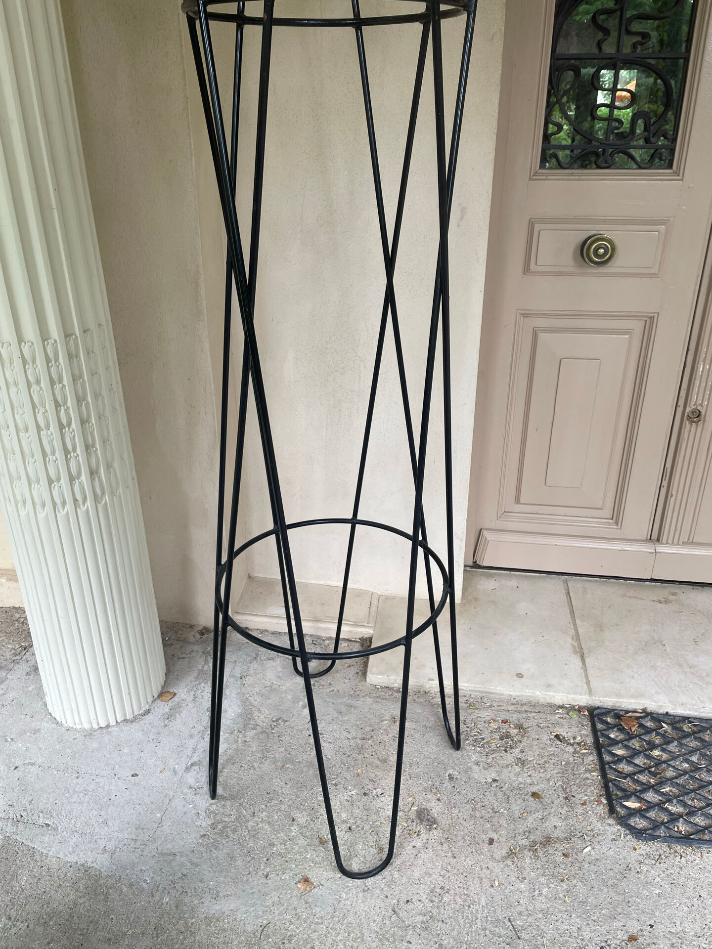 Coat rack attributed to Roger Ferraud (1890-1964) model "treble clef"