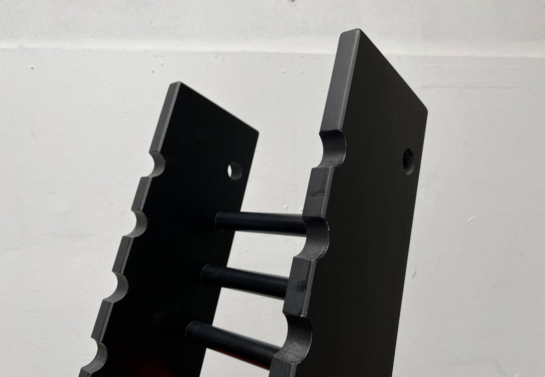 Postmodern standing desk by Holznest Design