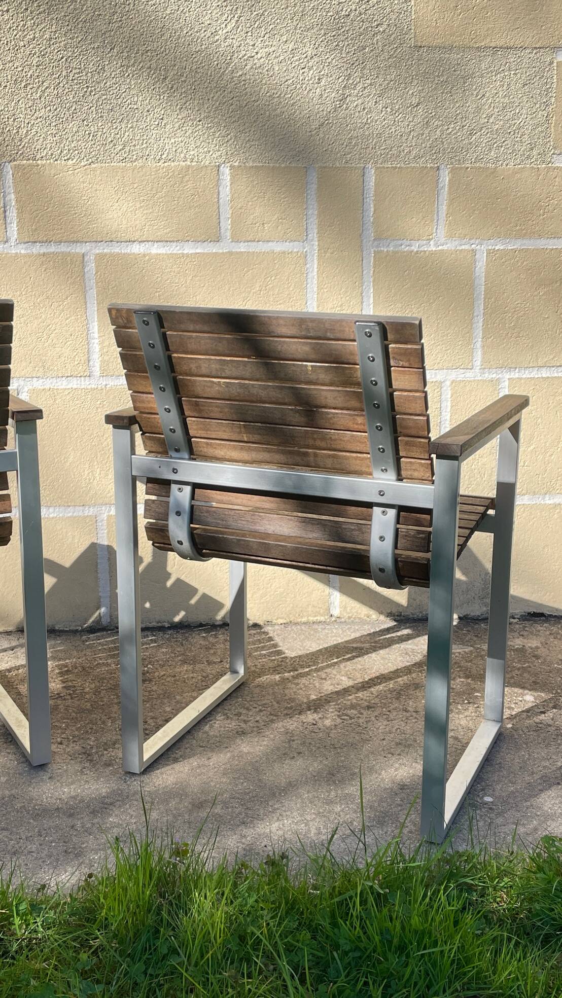 Paire de fauteuils esprit Karin Mobring Ikea