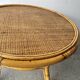Italian Vintage Bamboo & Rattan Coffee / Occasional Table  c 1960/70s