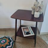 Side table or server on vintage casters