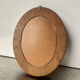Antique wooden oval picture frame, 19.5 cm x 15.5 cm