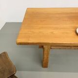 2m solid elm farmhouse table