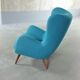 Fauteuil XXL wingback organique des années 50/60