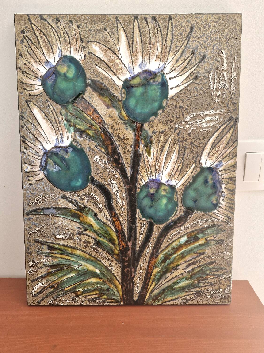 Ceramic wall plaque