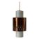 Mid-century brass and glass ceiling light, 1960s, Germany