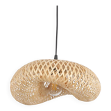 Bamboo Pendant Light, Bamboo Light Fixture, Hanging Lamp