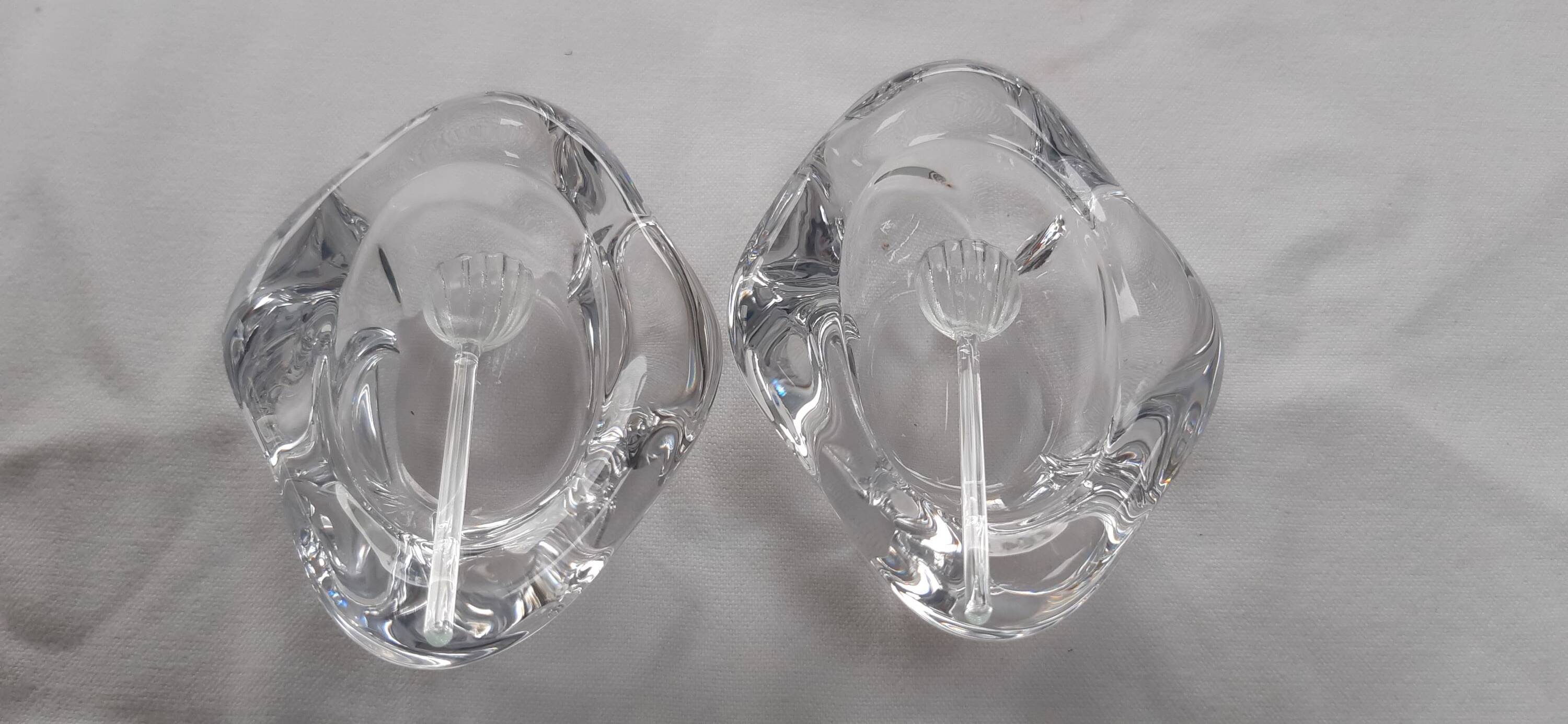 Bayel crystal salt and pepper shaker from the 60s