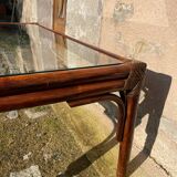 rattan coffee table