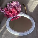 Miroir romantique blanc