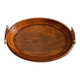 Plateau en bois d’acajou