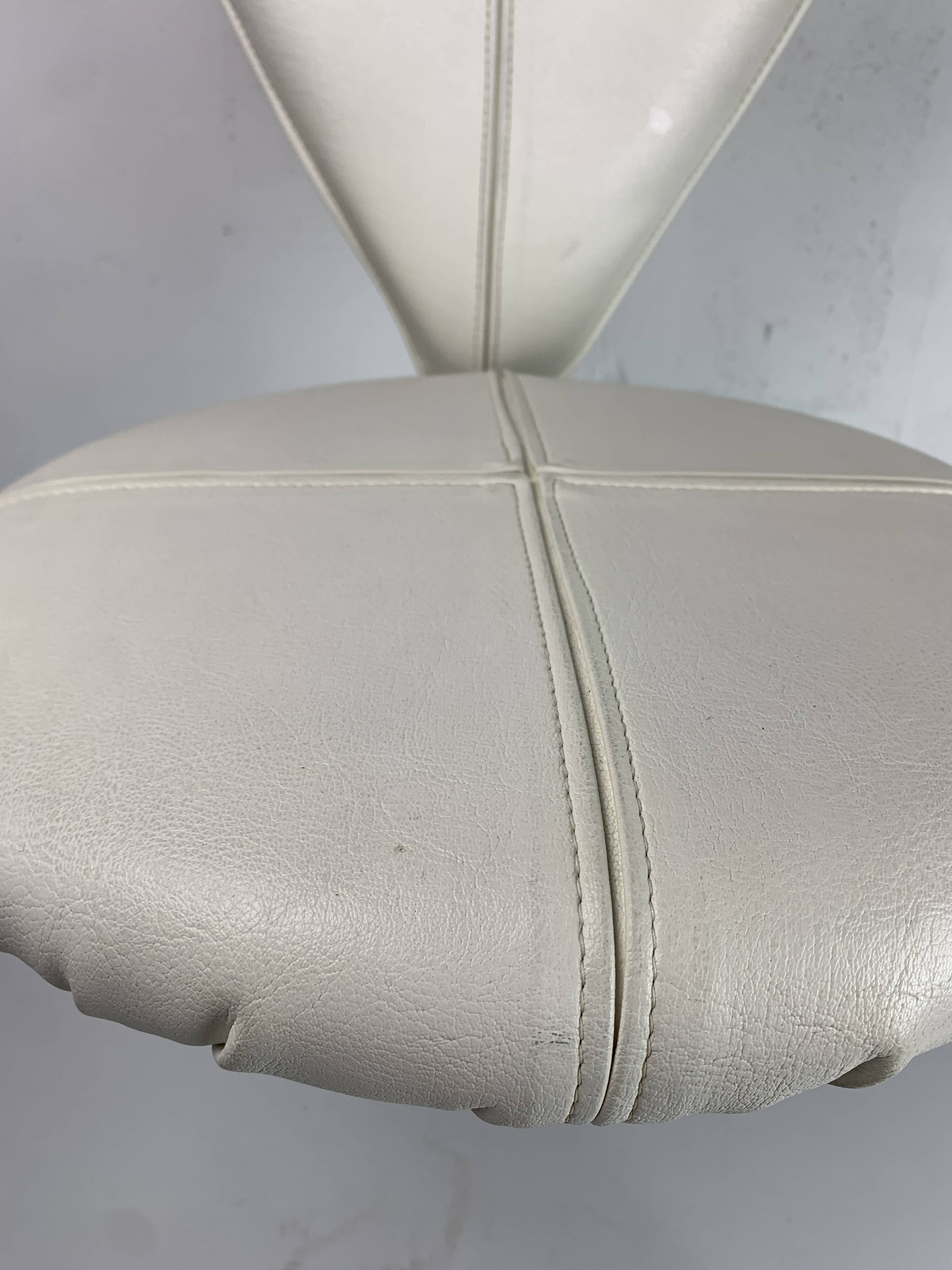 Set of 8 and one post modern dining chairs, 1980s by Lübke