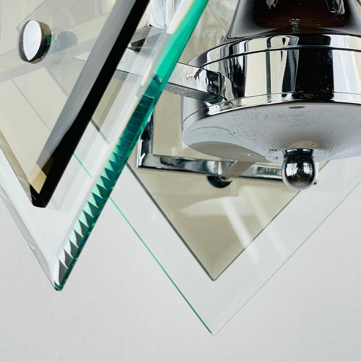 Art glass pendant by Fontana Arte, Italy, 1970s