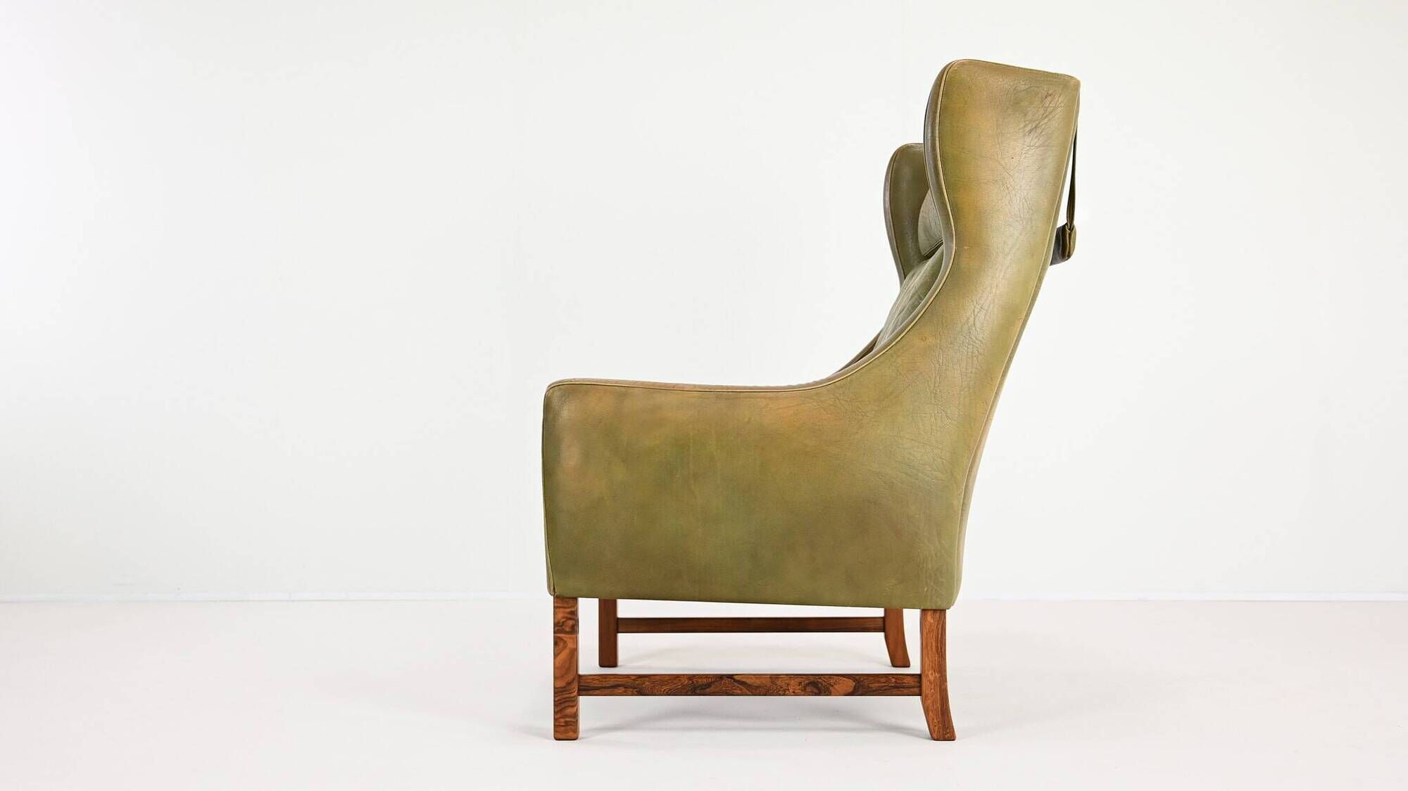 Fredrik Kayser, Wingback Armchair, Model 965h For Vatne Møbler. C.1960