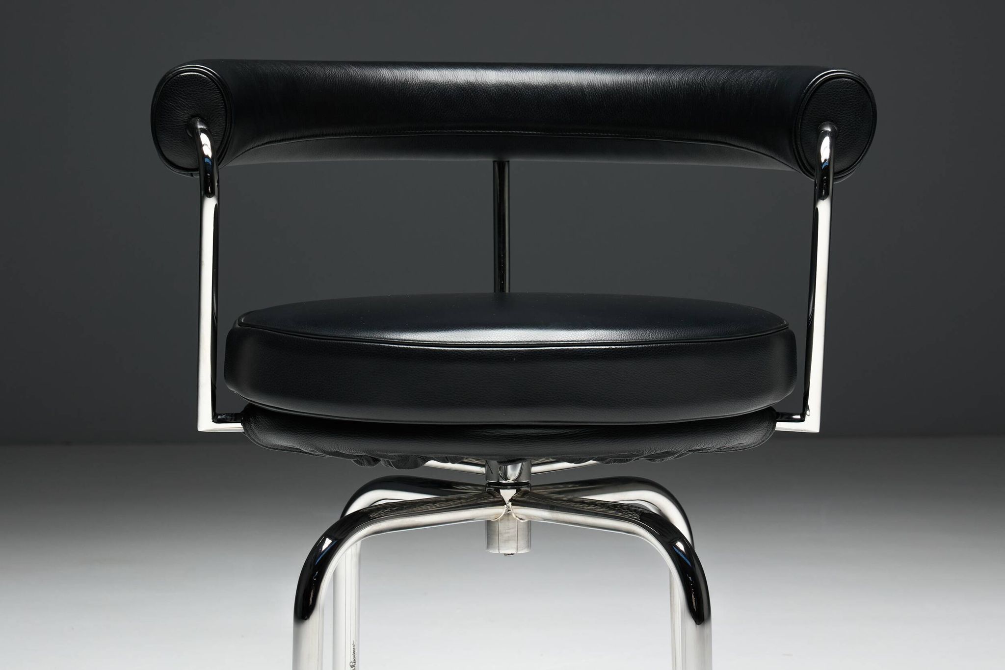 LC7 chairs by Charlotte Perriand, Le Corbusier and Pierre Jeanneret, 1980s