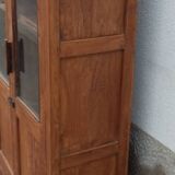 Old glazed teak cabinet