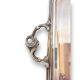 Large silver metal top