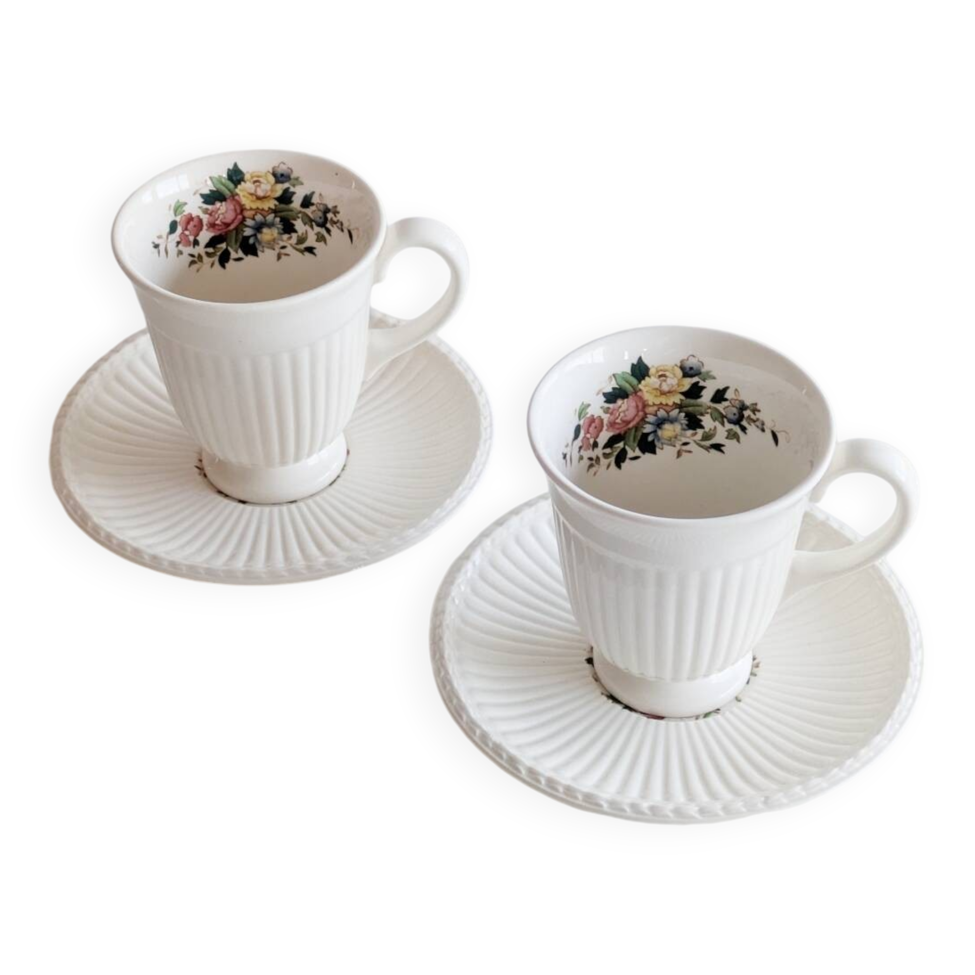 2 vintage '60 Wedgwood mugs. Conway model.