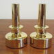 Pair of Scandinavian brass candlesticks L92 by Hans-Agne Jakobsson