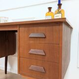 Vintage Scandinavian teak desk