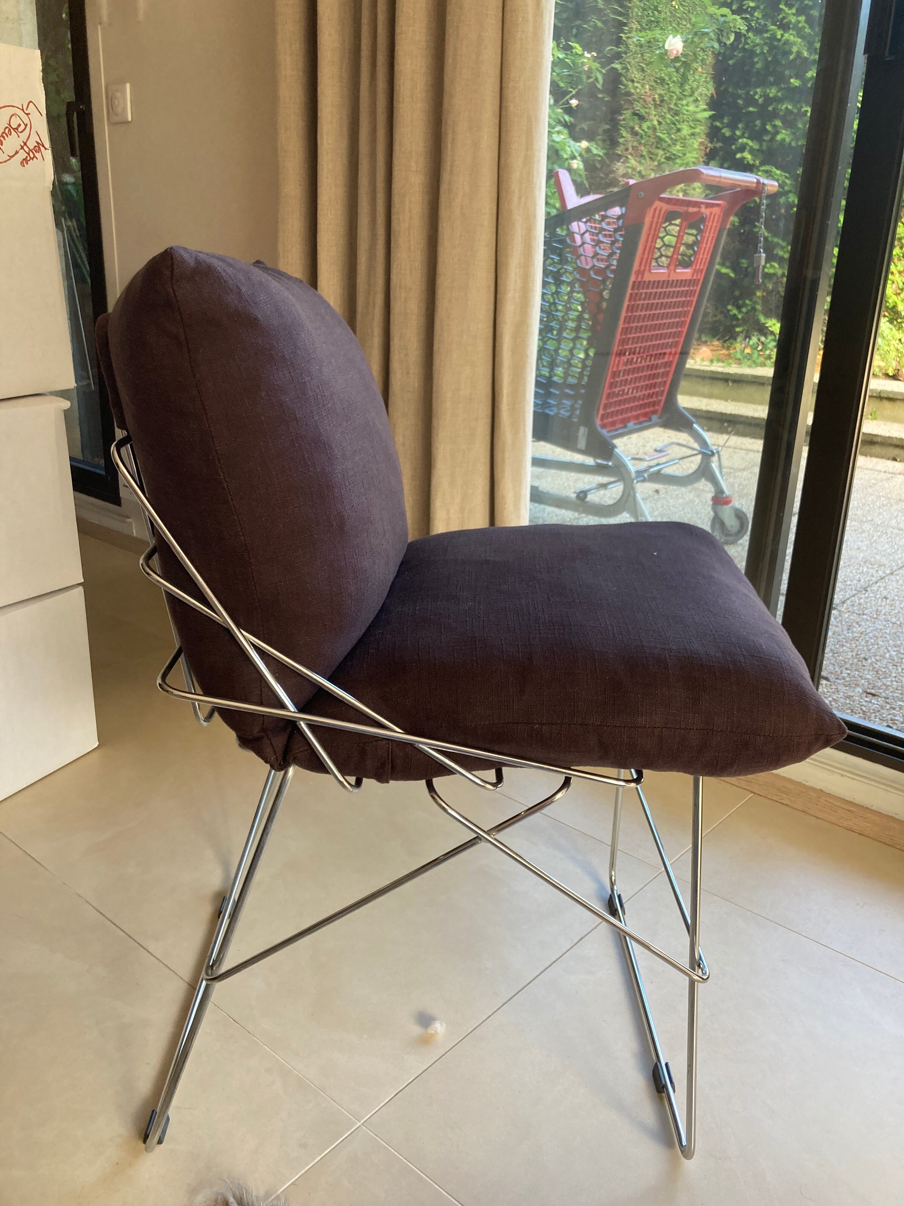 Dining chair model "sof sof" by Enzo Mari, Driade edition