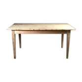 Farm table in raw pichepin 1900s