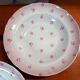 Set of 4 antique deep plates from St Amand in the "Vine Leaves" pattern.