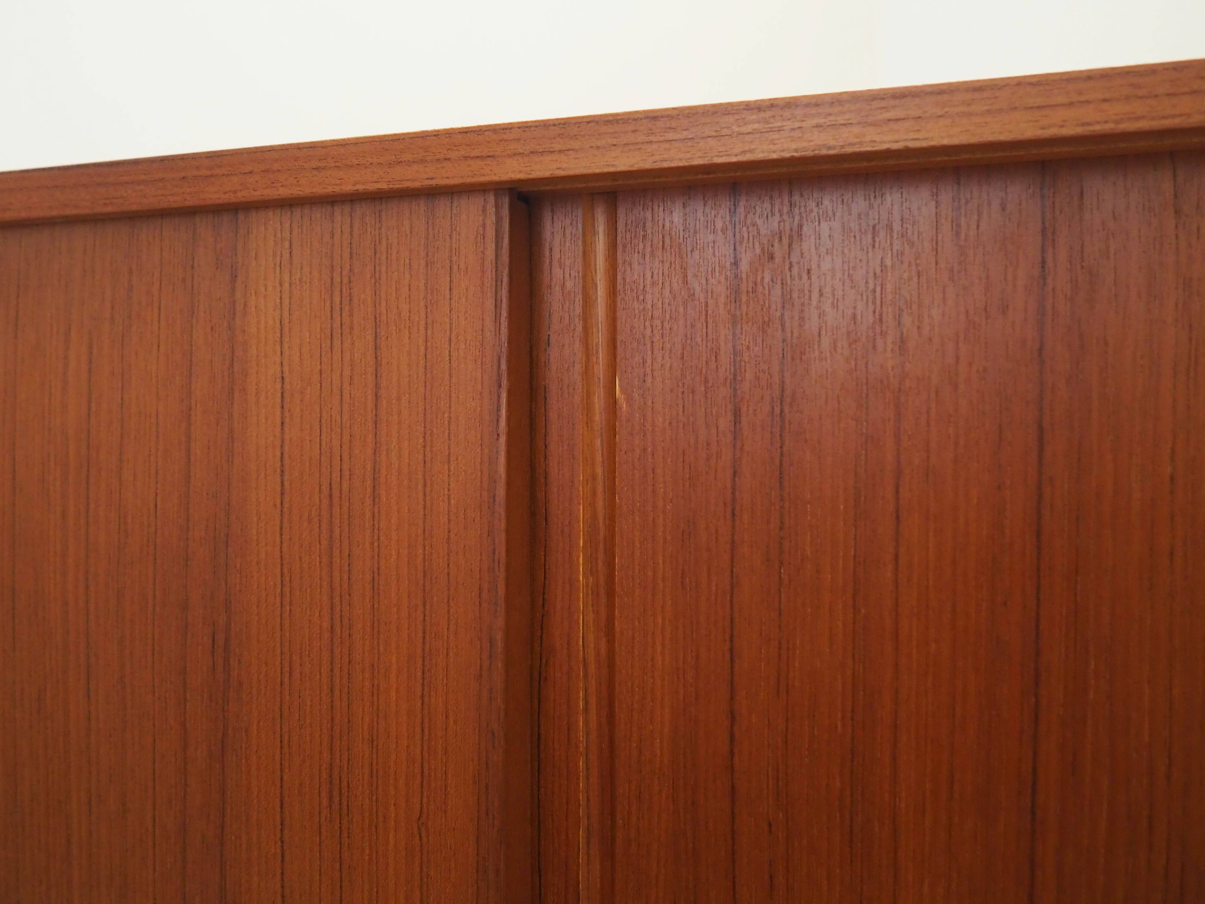 Teak sideboard, Danish design, 1970s, production: Denmark