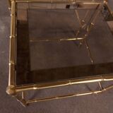 2 brass nest of tables, maison jansen