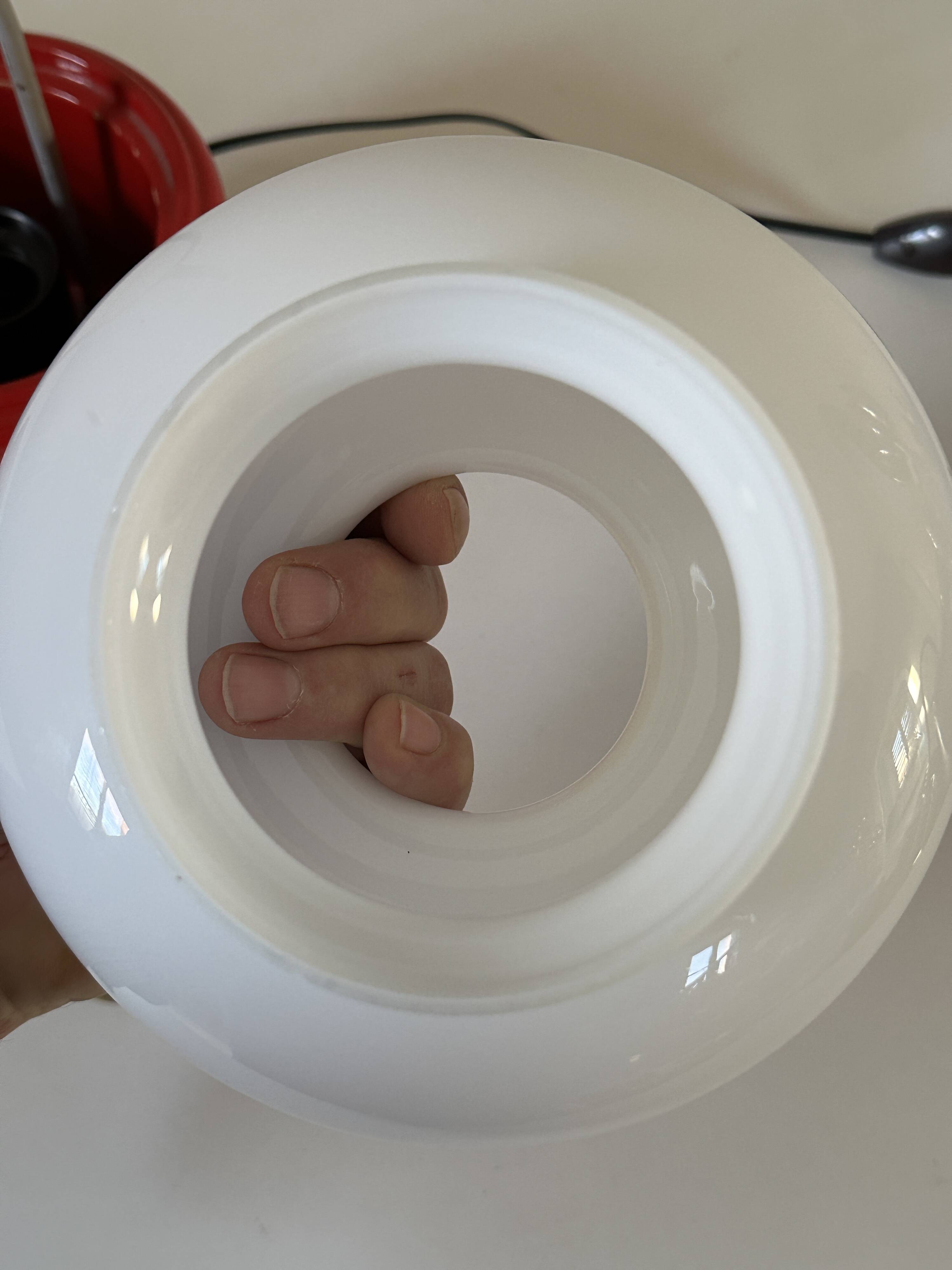 Vintage 70s ceramic design lantern lamp