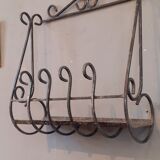 Vintage wall planter year 70 wrought iron
