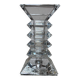 Bougeoir vase cristal de Bohème années 70