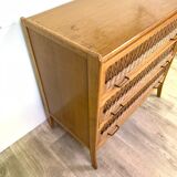 Vintage Wicker chest of drawers