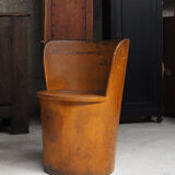 Trunk armchair Kubbstol Suede 1900