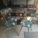Refurbished formica vintage Chair Frida Kalho