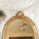 Golden rococo mirror