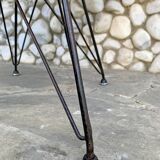 Eames DAR fiberglass armchair with original Eiffel base, Herman Miller 1963