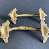 Antique Art Nouveau bronze furniture handle, 1900