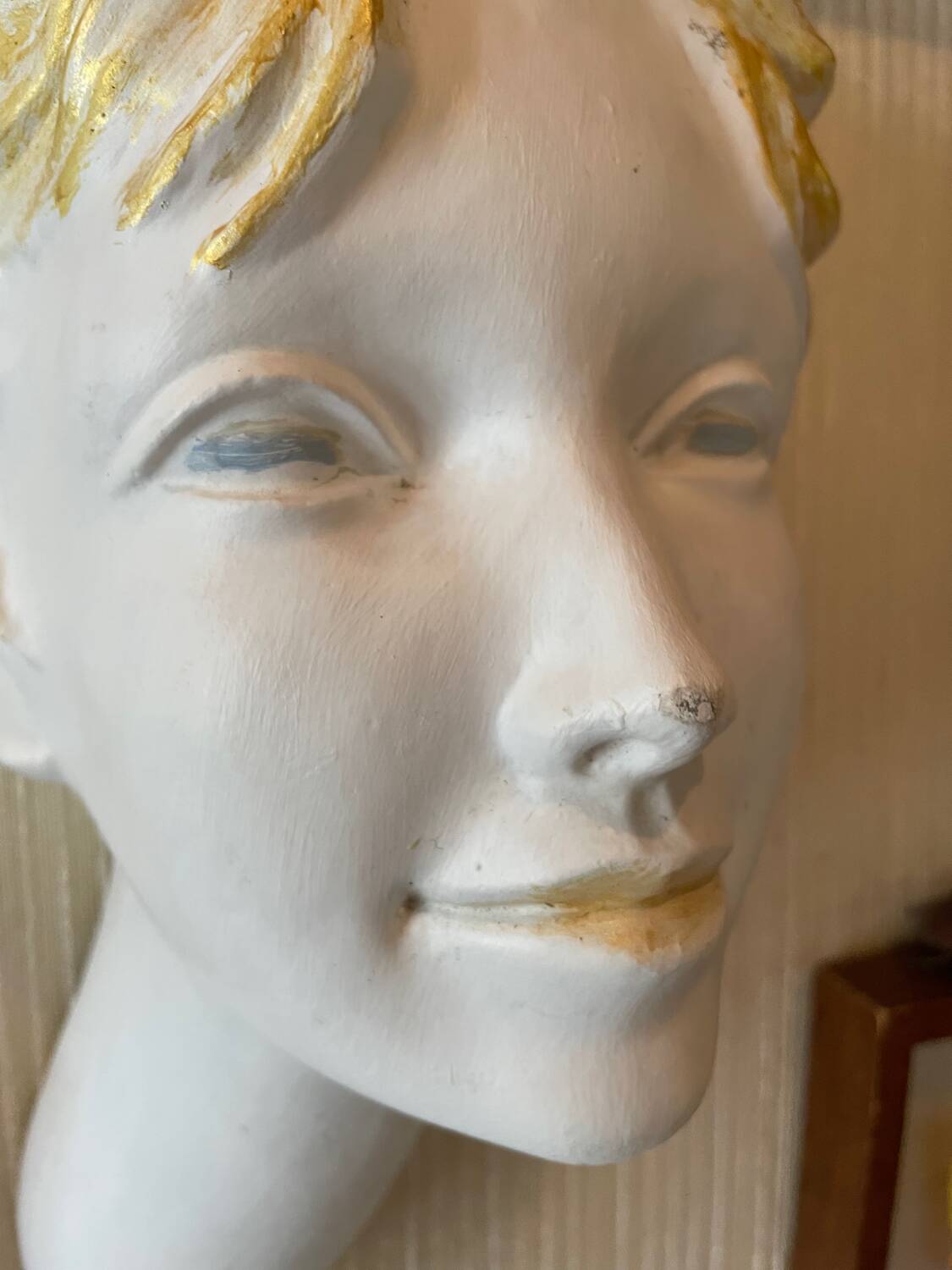 Vintage women's wall mask