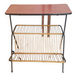 magazine rack with table from the 70s