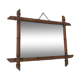 Miroir bambou vintage 60 cm